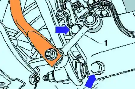 Установка соединительной тяги