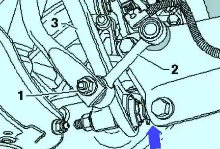 Соединительная тяга и стабилизатор 