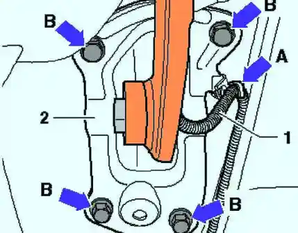 Крепление опорного кронштейна 