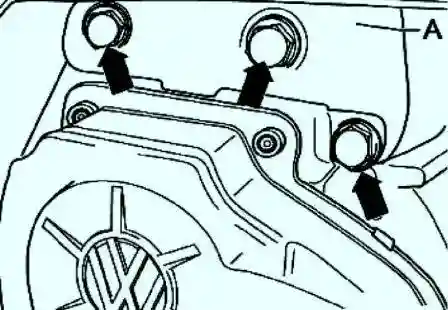 Крепление консоли коробки передач 