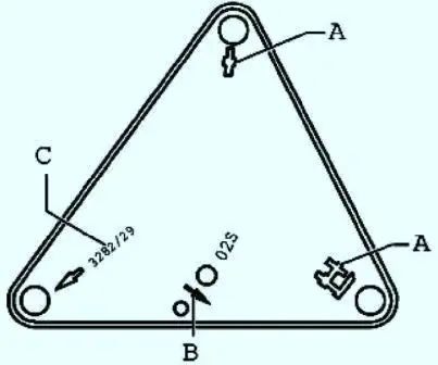 Расположение монтажного кронштейна 
