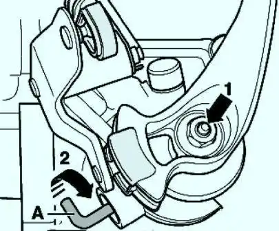Уголок и предохранительный механизм троса включения и выбора передач