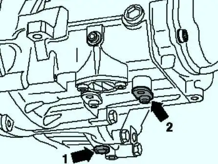 Цапфа и резьбовая пробка