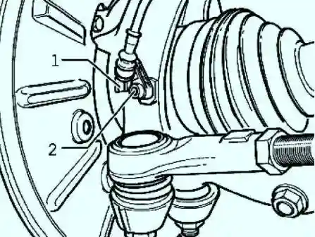 Штекерное соединение кабеля датчика частоты вращения и датчика частоты вращения