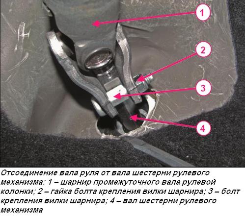 Как снять рулевую колонку автомобиля Lada Xray