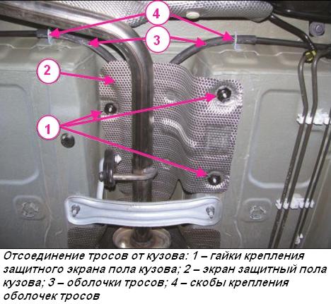 Ремонт ручного тормоза автомобиля Lada Xray