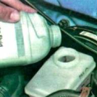 Replacing the brake fluid Renault Logan