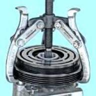 Removal and repair of the Renault Megan 2 air conditioner compressor drive